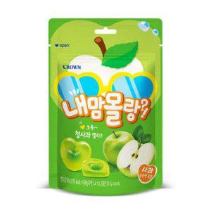 크라운 내맘몰랑 청사과 50g X 10개