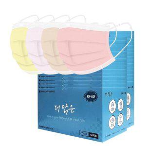 KFAD 더맑은 비말차단 마스크 50매입 30개 덴탈형 재고정리 초초특가 선착순마감