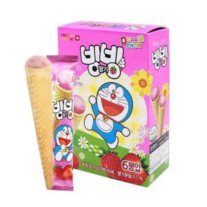 아이스콘 스낵 딸기 53.4g X 5개
