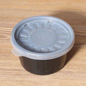 일회용소스용기 AJ 105파이 중 블랙 1000세트 포장