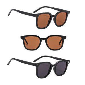 블루라이트 주황색안경알 뿔테안경 남여공용 블랙 선글라스