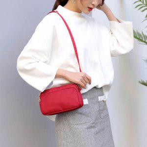 빨간색 가방 지갑 파우치 여권 방지 해외여행 케이스 핸드폰크로스백