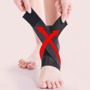 스포츠 발목보호대 테이핑 아대 슬리브 고탄성 발목 인대 부상 방지