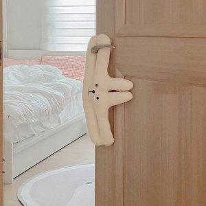 문닫힘방지 도어스토퍼 인형스토퍼 흰토끼 손끼임방지
