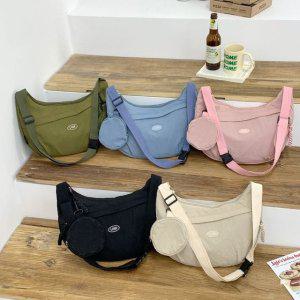 검정 크로스백 여성가방 캐쥬얼백 숄더백 파랑 데일리백 가방