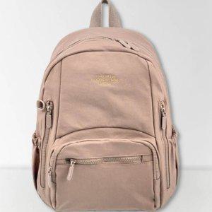 베이지색 가벼운 여성 데일리 다용도 캐주얼 백팩