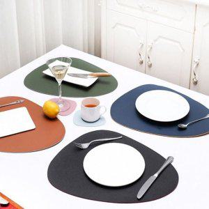 실루엣다이닝 식탁매트 컵받침 세트 테이블매트 식탁보 테이블패드