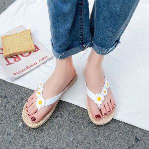 꽃송이 슬리퍼 여성 여름 샌들 발편한신발 조리 뮬슬리퍼 여자 쪼리