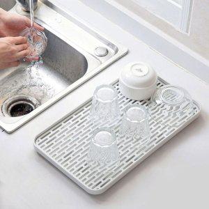 싱크대 물빠짐 건조대 그릇 식기 컵 트레이 주방 선반