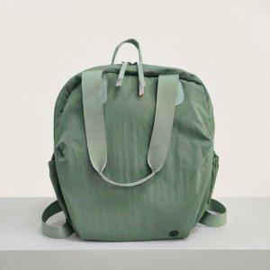 민트색 가벼운 여성 데일리 토드백 대학생 숄더백 백팩