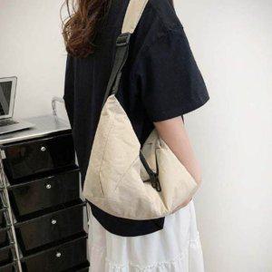 반달 숄더백 크로와상백 베이직 가벼운 크로스백 여행용 데일리 여성가방