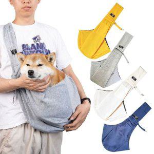 강아지 고양이 옐로우 반려동물 크로스백 강아지 이동가방 고양이 이동장 산책가방