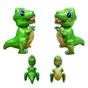 공룡 드래곤 파티풍선 호일 정글 트리케라 귀여운풍선 녹색 파티용품