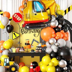 포크레인풍선 자동차풍선 홈파티 생일용품