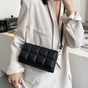 블랙 숄더백 스퀘어 미니 가죽백 여자크로스백 여성가방 미니백 핸드백