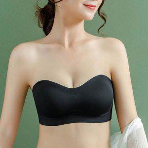 끈없는브라 튜브탑브라 블랙 웨딩촬영 속옷 흘러내림방지
