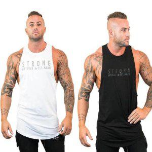 헬창나시 헬스나시 화이트 블랙 맨즈 머슬핏 운동복 짐웨어