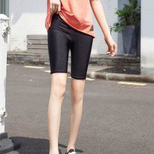 블랙 쿨링 아이스레깅스 5부 여자반바지 골반 요가복 운동복 여성반바지 스포츠웨어