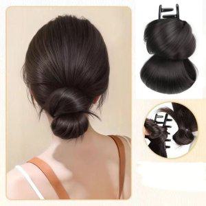 스타일링 브라운블랙 집게핀 간편 헤어액세서리 가발 올림머리 머리핀