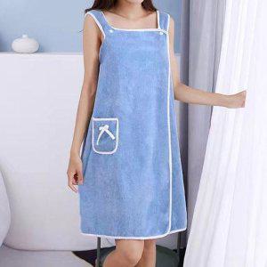 타월 샤워가운 목욕가운 원피스 수건 타월로브 목욕 여성