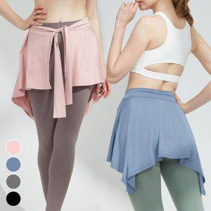 랩스커트 레깅스 힙커버 커버업 여성 요가복 운동복 필라테스 줌바 치마레깅스