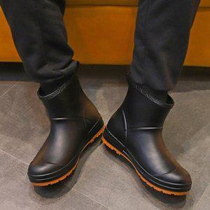 검정 장화 장마철 발편한 방수 워커 부츠 여름 패션 워커부츠