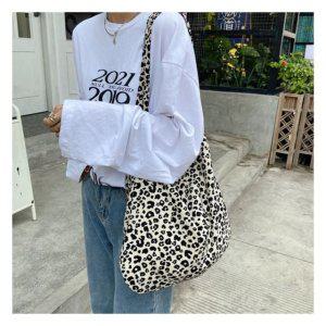 레오파드 숄더백 에코백 가벼운가방 호피가방 여성숄더백 크로스백