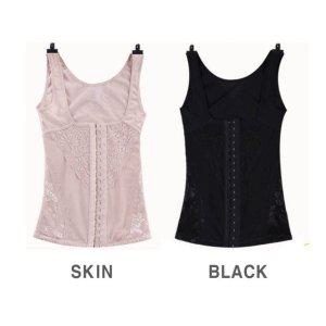 블랙 상체 보정 코르셋 여성 속옷 바디라이너 웨딩드레스 몸매보정