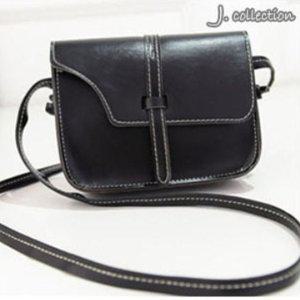 블랙 미니백 여성가방 크로스백 가죽가방 숄더백 스퀘어스트링 토드백