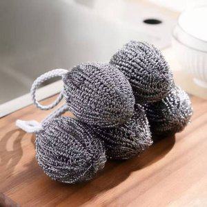 걸이형 스텐 철수세미 6p 주방 업소용 걸이식 설거지 와이어볼