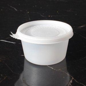 일회용죽용기 BF반죽원형 450 백색800세트 죽포장용기