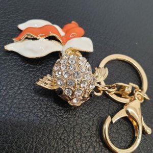 키링 잉어 1P 고리 열쇠 재물이 큐빅