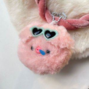 키링 JIYU 돼지 파우치 인형 가방 열쇠 고리 장식