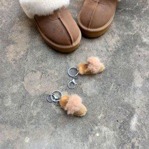 키링 털신 슬리퍼 키홀더