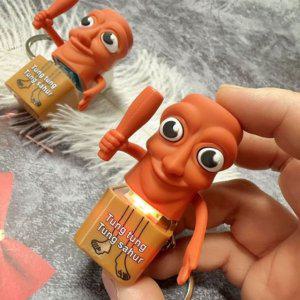 키링 소리나고 퉁퉁퉁사후루 인싸템 브레인롯 빛나는 키캡 딸깍이 사후루 이탈리안