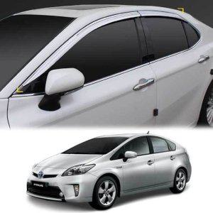 도요타 프리우스 윈도우바이저 크롬 썬바이저 몰딩