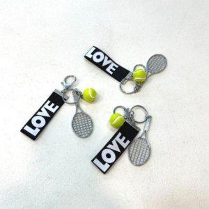 키링 키홀더 미니어처 테니스라켓 열쇠고리 빽꾸 1P 보관