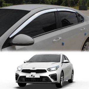 올뉴K3 윈도우바이저 크롬 썬바이저 윈도우몰딩