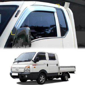 포터2 더블캡 윈도우바이저 크롬 썬바이저 윈도우몰딩