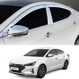 더뉴아반떼AD 윈도우바이저 크롬 썬바이저 윈도우몰딩