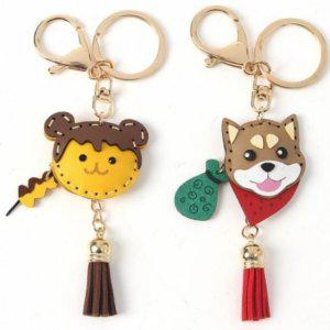 키링 시바견 커플템 키홀더 가방고리 2종세트 열쇠고리 당고 DP72185