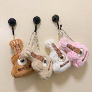 키링 미니기타인형 악기 락스타 우쿨렐레 밴드 통기타인형 베이스 일렉기타키링