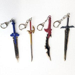 키링 키체인 모형칼 귀칼 가방고리 열쇠고리 게임캐릭터 피규어 장난감칼