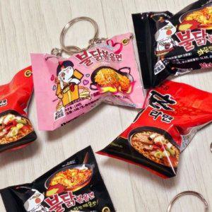 키링 챰 라면 가방꾸미기 미니어처 모형 불닭