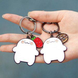 키링 장식 템 2type 백팩 굿즈 금속 키 홀더 가방 참 캐릭터 열쇠 에어팟 자동차 귀여운 차 고리