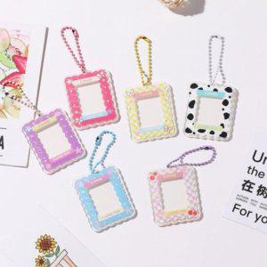 키링 포카홀더 보호커버 케이스 미니 핏픽 키홀더 사진