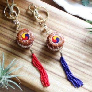 키링 GR 예쁜키링 장구 사무실 학교 관공서 북 민속키링 한국적인키링 태극문양