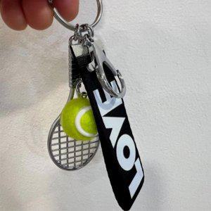키링 라켓 테니스공 가방 열쇠고리 테니스