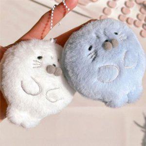 키링 2개 인형 물범 아기 하프