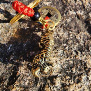 키링 재물운 행운 호랑이띠 엽전 금전운